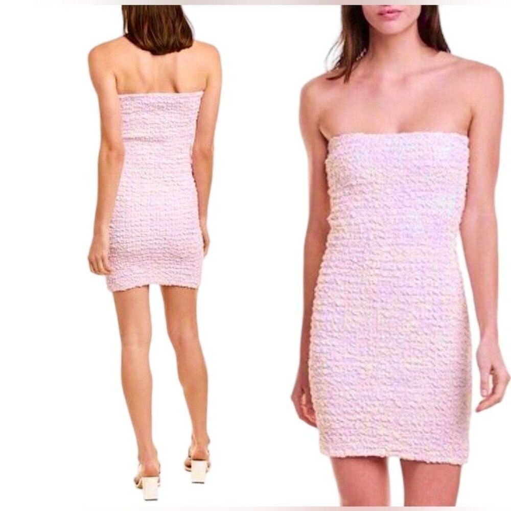 NWOT Petersyn Nora Fuschia Pink Tube Dress Size small from revolve